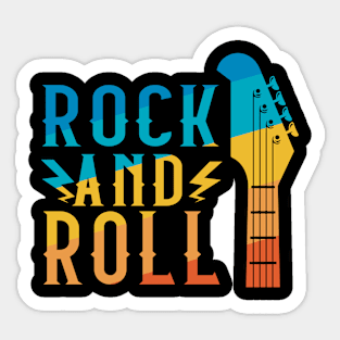 Rock and roll Sticker